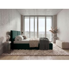 Gulta ar paceļamo mehānismu HILTON 140x200, zaļš